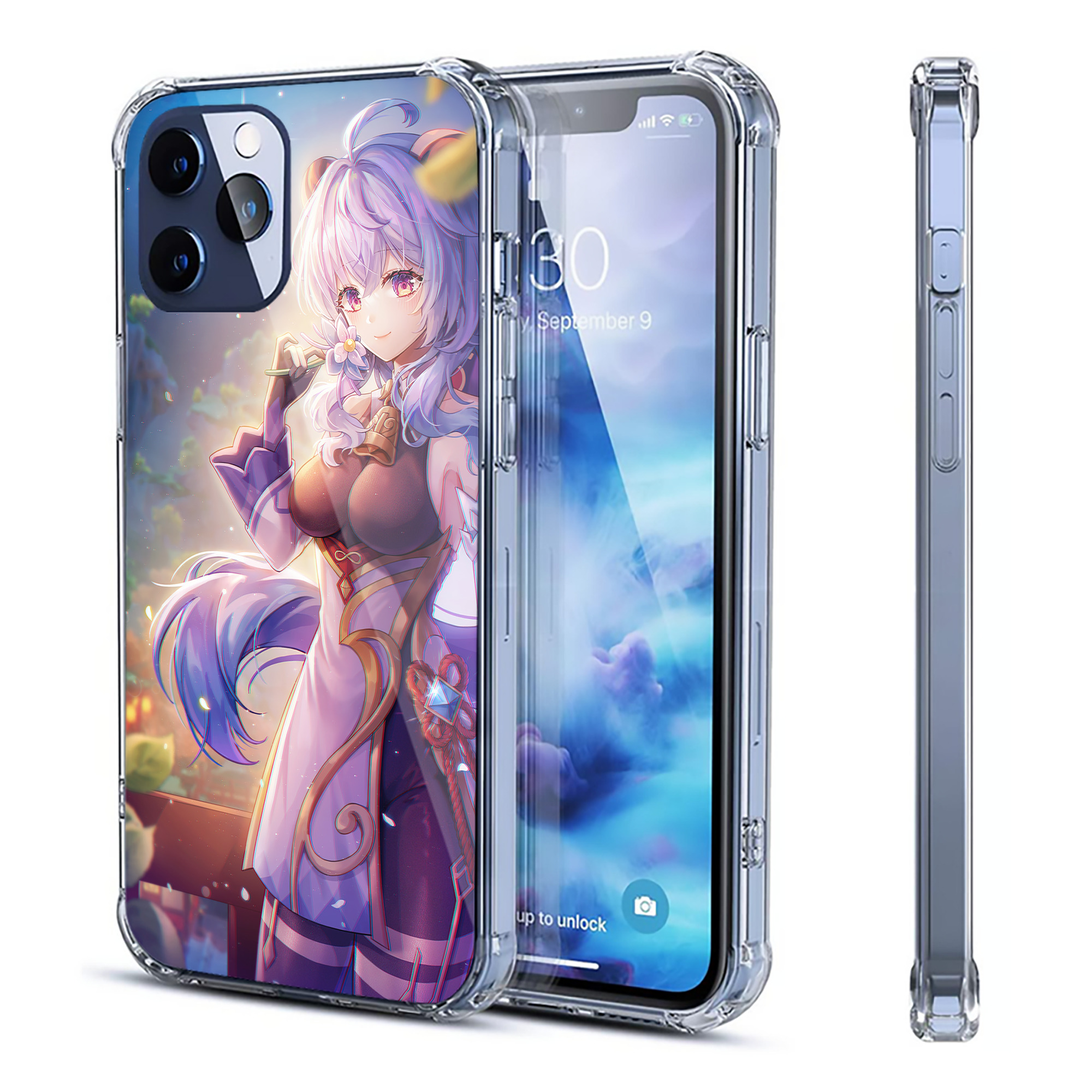 げんし神 genshin 【iPhone 12シリーズ対応】透明スマホケース（クリアソフトケース）